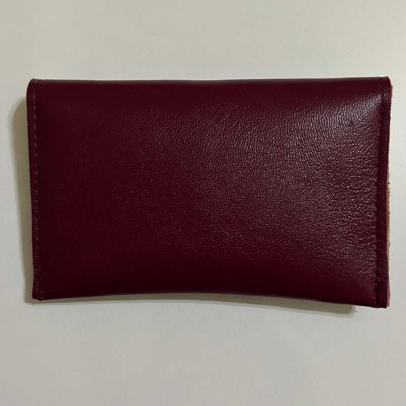 Wineberry Leather Card Case
