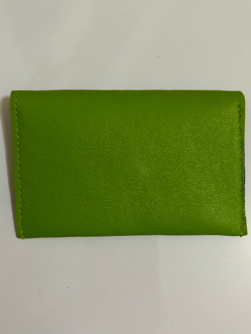 Apple Green Leather Card Case
