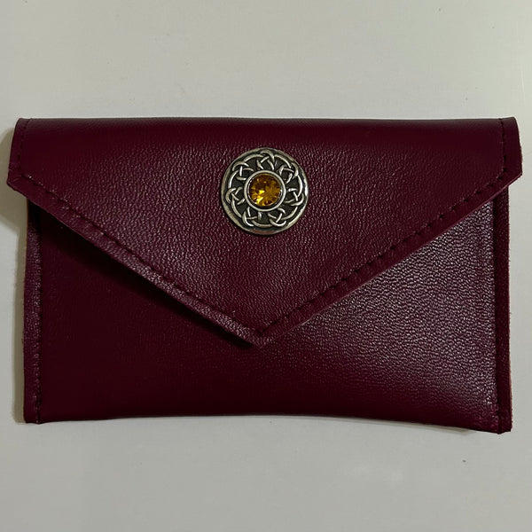 Wineberry Leather Card Case