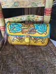 handbag-carmelita tejas leather handbags,carmelita tejas yellow leather clutch,yellow tooled leather purse,yellow tooled leather clutch,cowgirl clutch,boho clutch,boho style purse,western tooled clutch,gypsy cowgirl clutch,embellished yellow clutch,embellished purse,bling clutch,leopard print clutch,tooled leather purse
