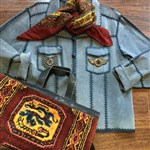 vintage jacket-suede jacket,vintage denim suede jacket,suede and crochet jacket,upstyled suede jacket,vintage jacket with vintage military patches,vintage suede with vintage patches,Vintage patch upstyling,military patch jacket,hipster fashion,1970s suede jacket,boho fashion,